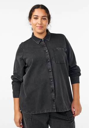 MIT EFFEKT - Camicia - dark grey washed