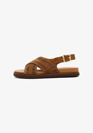Derimod, Sandaalit nilkkaremmillä - light brown