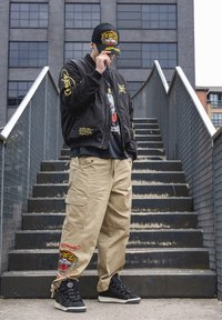 Ed Hardy TIGER-ROAR  - Bomber bunda - black
