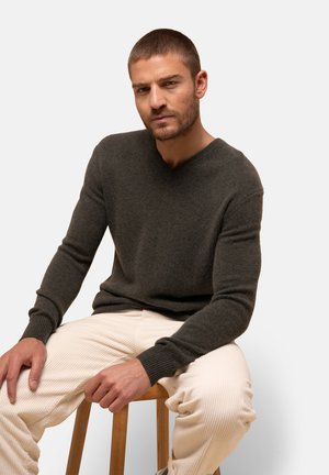 Jumper - kaki chiné