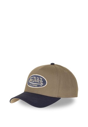Von Dutch, CASQUETTE BASEBALL AVEC ÉCUSSON EN BOUCLETTE TERRY - Gorra - marron