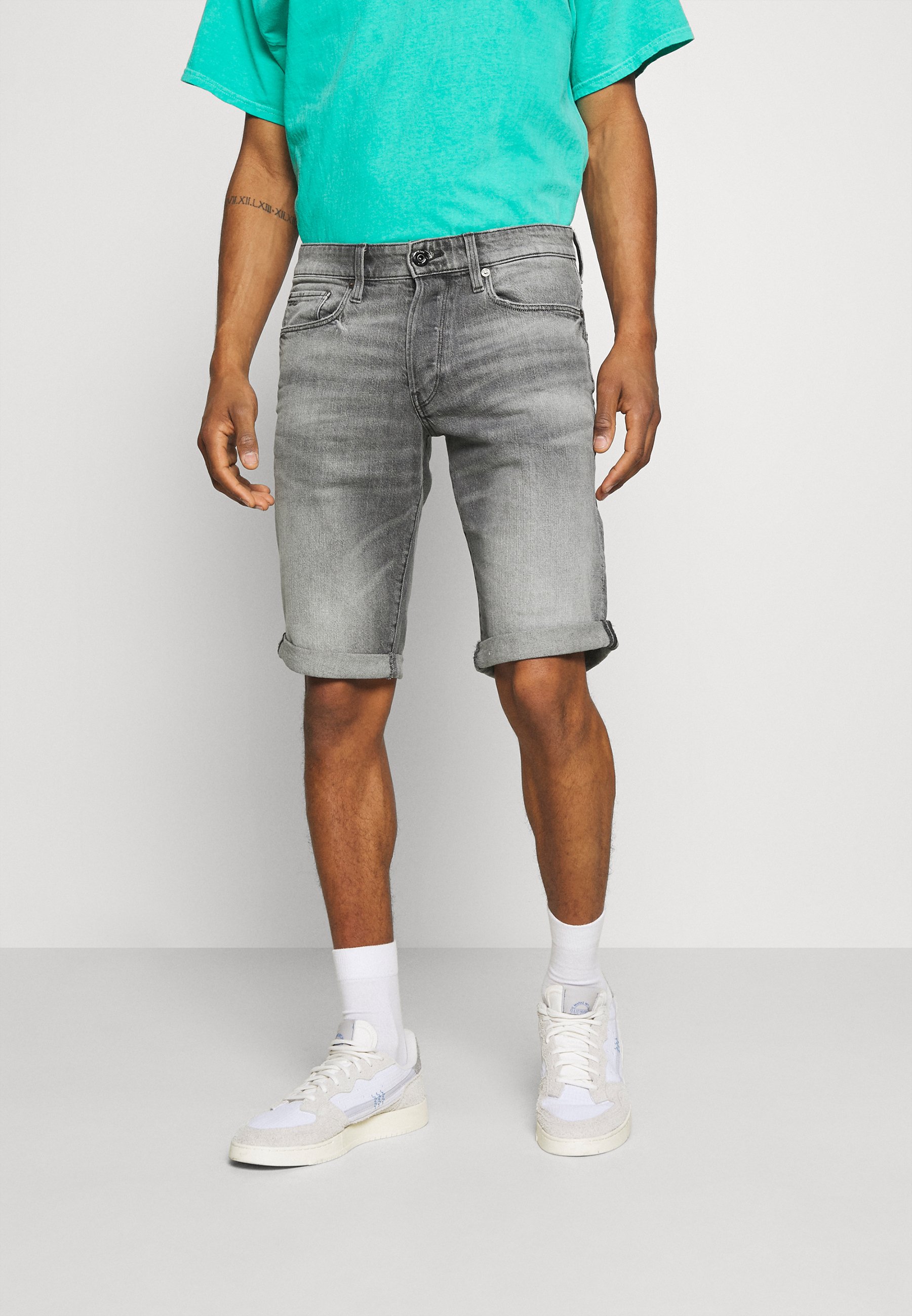 G-Star Denim shorts - black stretch 