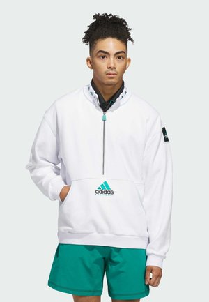 EQUIPMENT QUARTER-ZIP - Sudadera - white