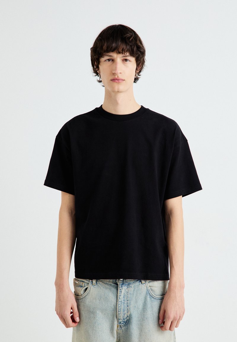 Weekday GREAT BOXY - Tricou basic - black