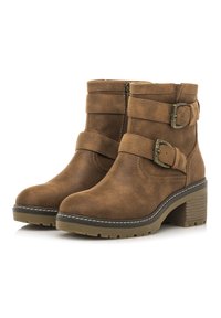 mtng TACÓN - Botines con plataforma - marron