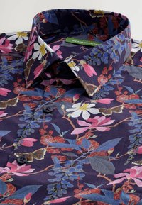 Next REGULAR FIT KEW COLLECTION FLORAL LONG SLEEVE SINGLE CUFF  - Overhemd - dark purple