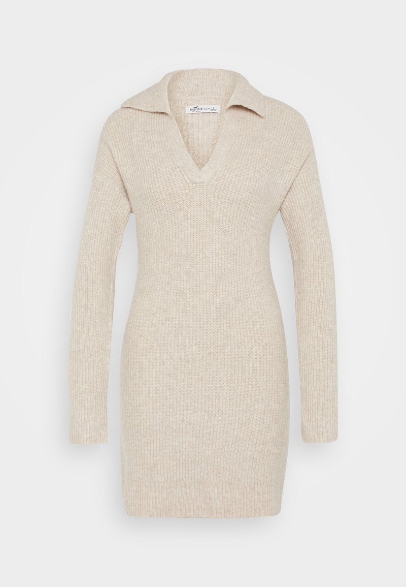 Hollister Jumper dress mottled beige (Pre-owned) Zalando