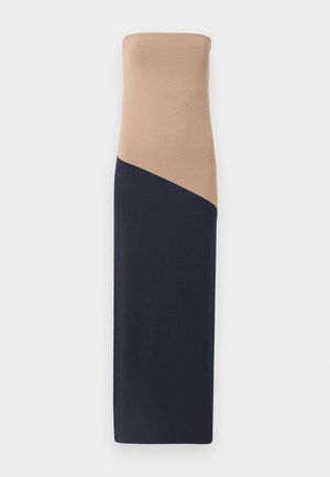 Et Ochs LILIANA DRESS - Jumper dress - camel/navy