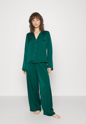 HAMMERED SATIN SET - Pyjama - green