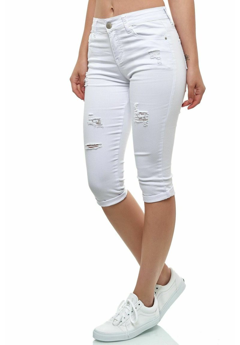Damen Kleider | MiSS RJ SEMIRA Jeans Shorts weiß - GE98397 Damen Kleider | MiSS RJ SEMIRA Jeans Shorts weiß - GE98397