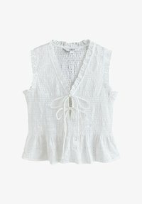 Sélectionné, white broderie