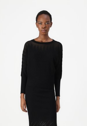 BOAT - Strickpullover - black