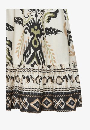Buffalo, WEB - A-line skirt - sand-khaki bedruckt