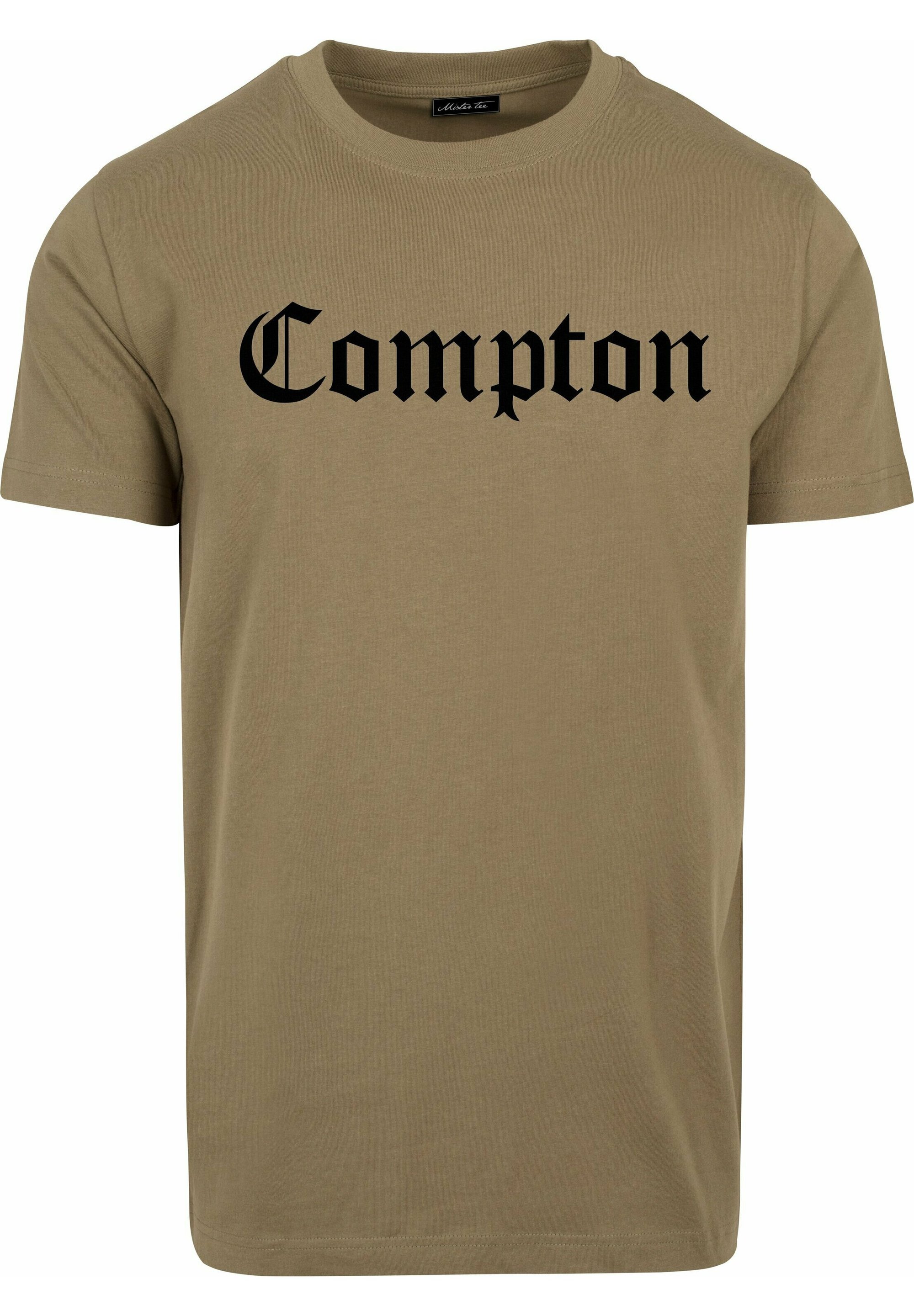 Mister Tee COMPTON Print T-shirt olive