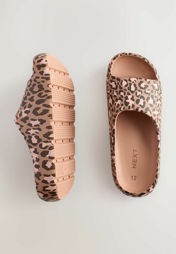 REGULAR FIT – CHUNKY – Badesandale – animal print