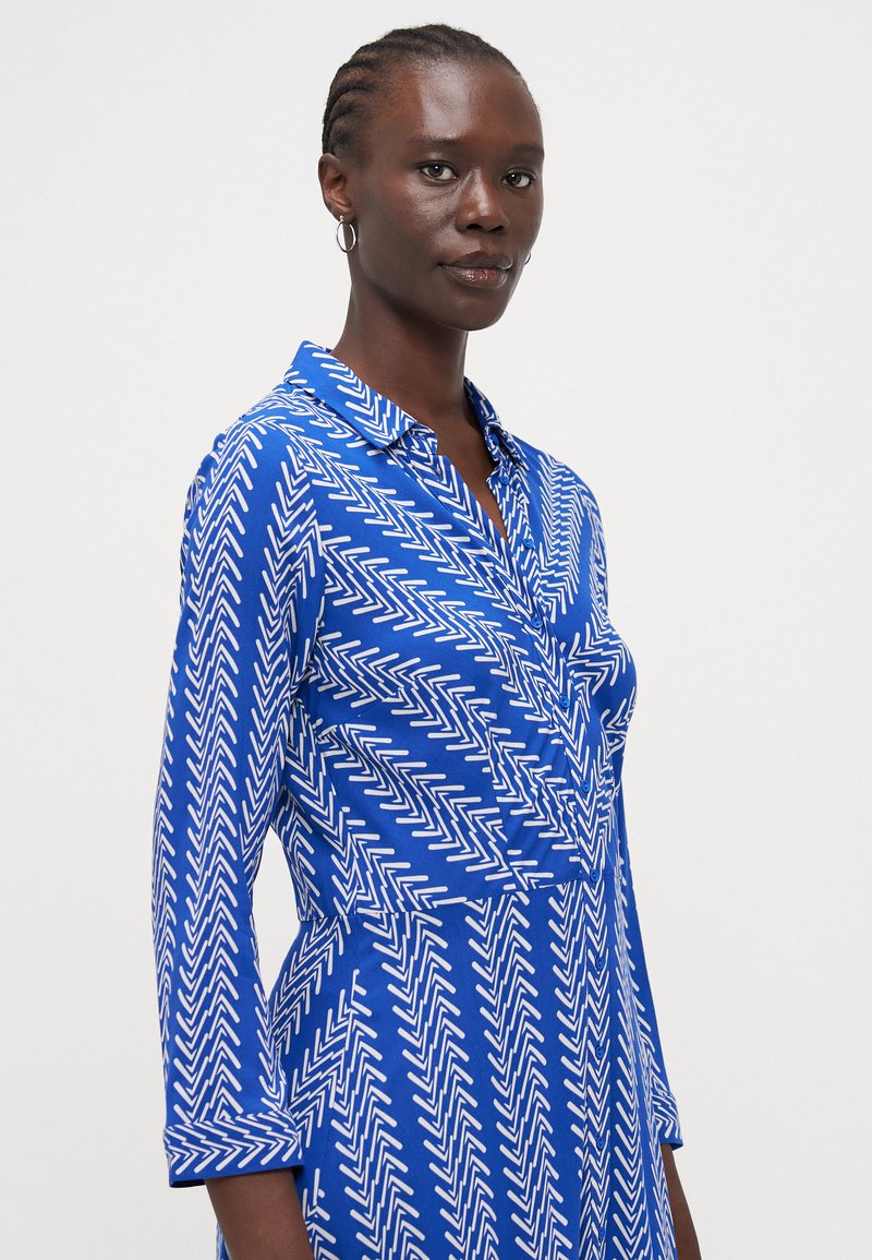 YAS Tall YASSAVANNA LONG SHIRT DRESS - Maxi dress - surf the web/blue -  Zalando