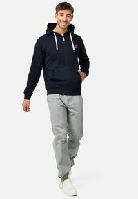 INDICODE JEANS INHOWARD - Sweatjakke - navy
