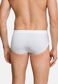 Schiesser 4ER PACK COTTON ESSENTIALS FEIN - Slip - weiß