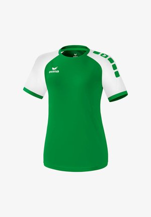 Erima T-shirt con stampa - smaragd/weiss