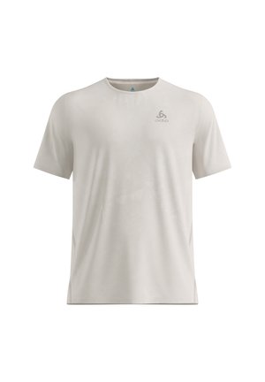 ODLO, T-SHIRT CREW NECK S/S ZEROWEIGHT ENGINEERED CHILL-TEC - Sport T-shirt - gardenia