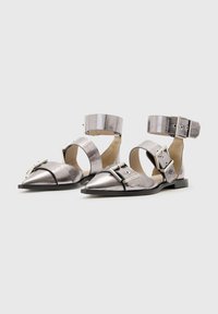 AllSaints SUTTON - Sandali con cinturino - GUNMETAL GREY