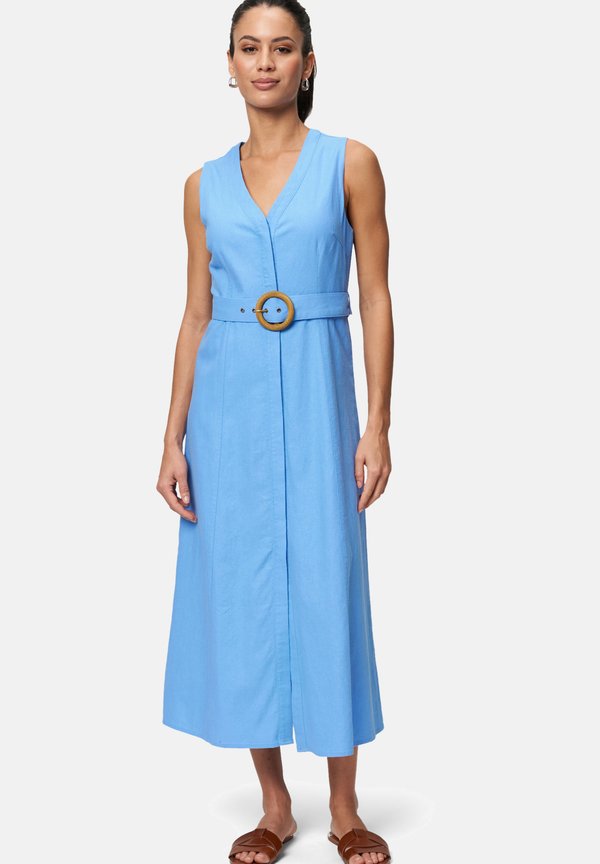 MIDI MIT GÜRTEL - Blusenkleid