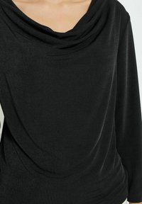 Desires BOB DRAPE - Top dugih rukava - black