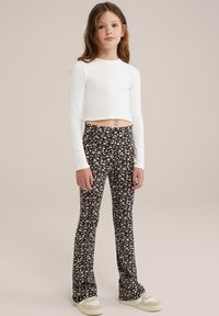 WE Fashion Legíny – nohavice - brown
