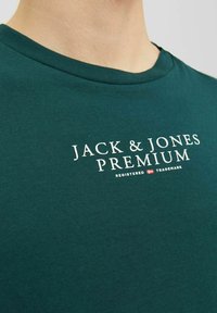 Jack & Jones PREMIUM JPRBLUARCHIE SS CREW NECK NOOS - T-Shirt print - ponderosa pine