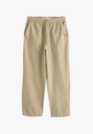 Next, Stoffhose - stone stripe