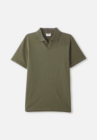 Bluză polo - dark olive