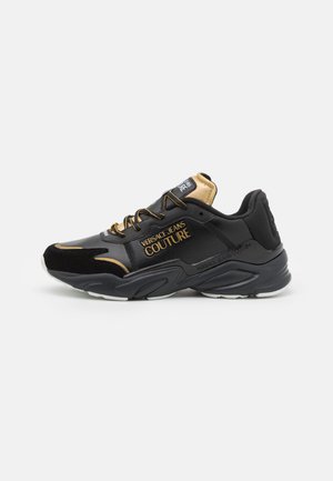 WAVE - Matalavartiset tennarit - black/gold-coloured
