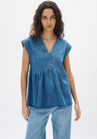 DACEY - Blouse - washed denim