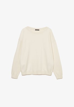 Sisley, OVERSIZED SWEATER - Jumper - white
