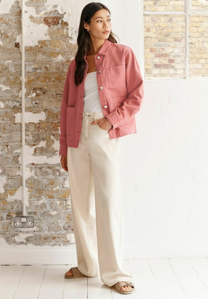 Next - PETITE - Jeansjacke - pink, Vergrößern