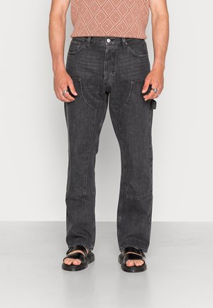 SPACE CARPENTER - Jeans baggy - tar black