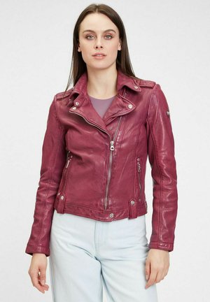 GWFAVORIT LAMAXV - Giacca di pelle - fuchsia