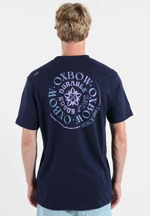 SPIRAL - T-shirt imprimé - deep marine