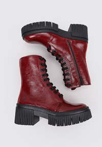 *Art Botines con plataforma - burgundy
