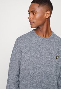 Lyle & Scott JUMPER - Camisola - dark navy/white