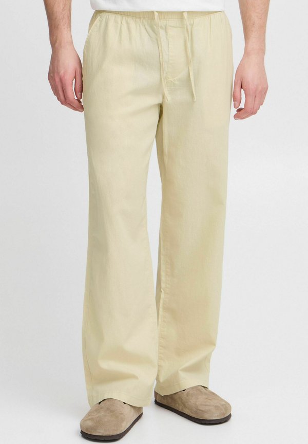 BHVOLKER LINEN MIX - Trousers - bleached sand