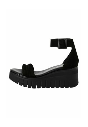 Platform sandals - black