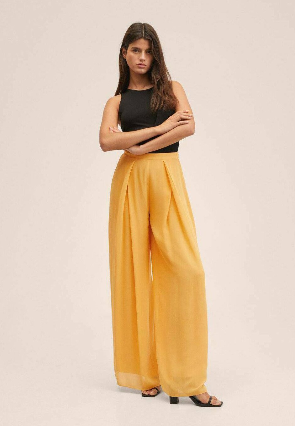 Mango ANUSKA - Pantaloni - geel/giallo - Zalando.it