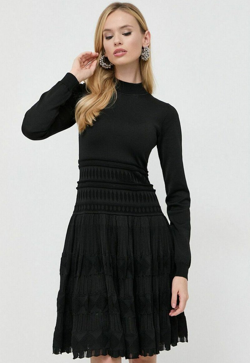 GUESS - Vestido De Mujer Con Lentejuelas En Forma De A, Negro, 8