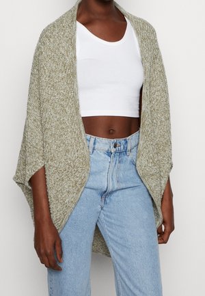 Strickjacke - dark green