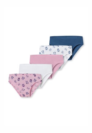 Schiesser 5-PACK  - Slip - dunkelblau weiss rosa