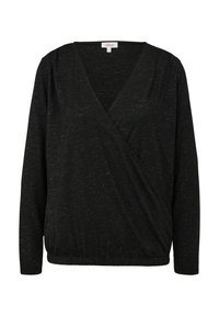 s.Oliver Langarmshirt - schwarz