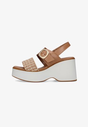 Cinzia Soft, TS31437 - Sandali con plateau - brown