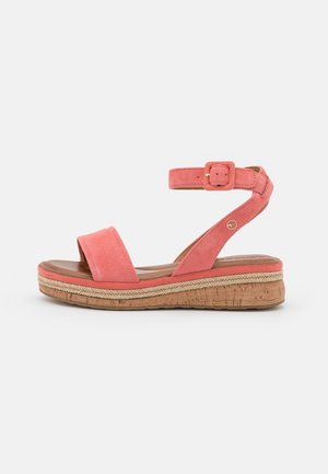 Sandalen met plateauzool - light pink
