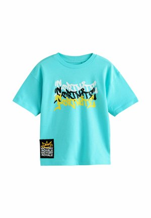 Tricou cu imprimeu - blue